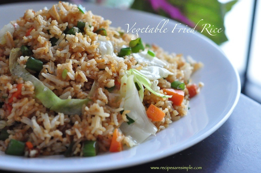 Vegetarian Fried Rice With Egg
 Ve able Fried Rice No Egg Recipes R Simple