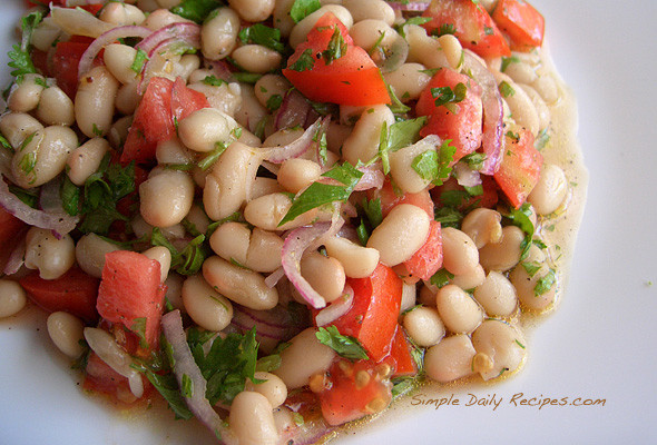 Vegetarian Great Northern Bean Recipes
 Zippy Northern Beans Salad Simple Daily Recipes