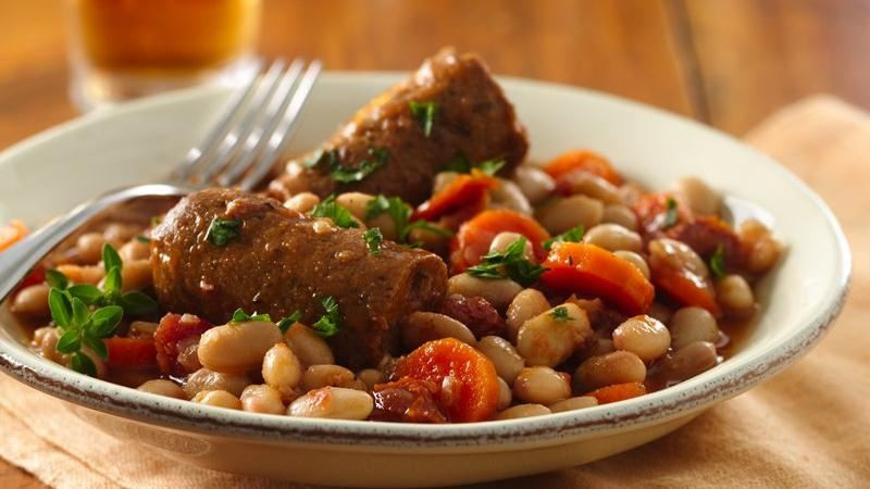 Vegetarian Great Northern Bean Recipes
 Slow Cooker Great Northern Bean and Veggie Sausage