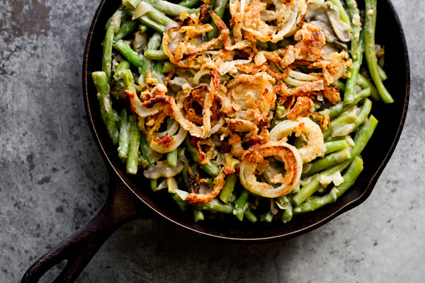 Vegetarian Green Bean Recipes
 Vegan Green Bean Casserole Recipe from OhMyVeggies