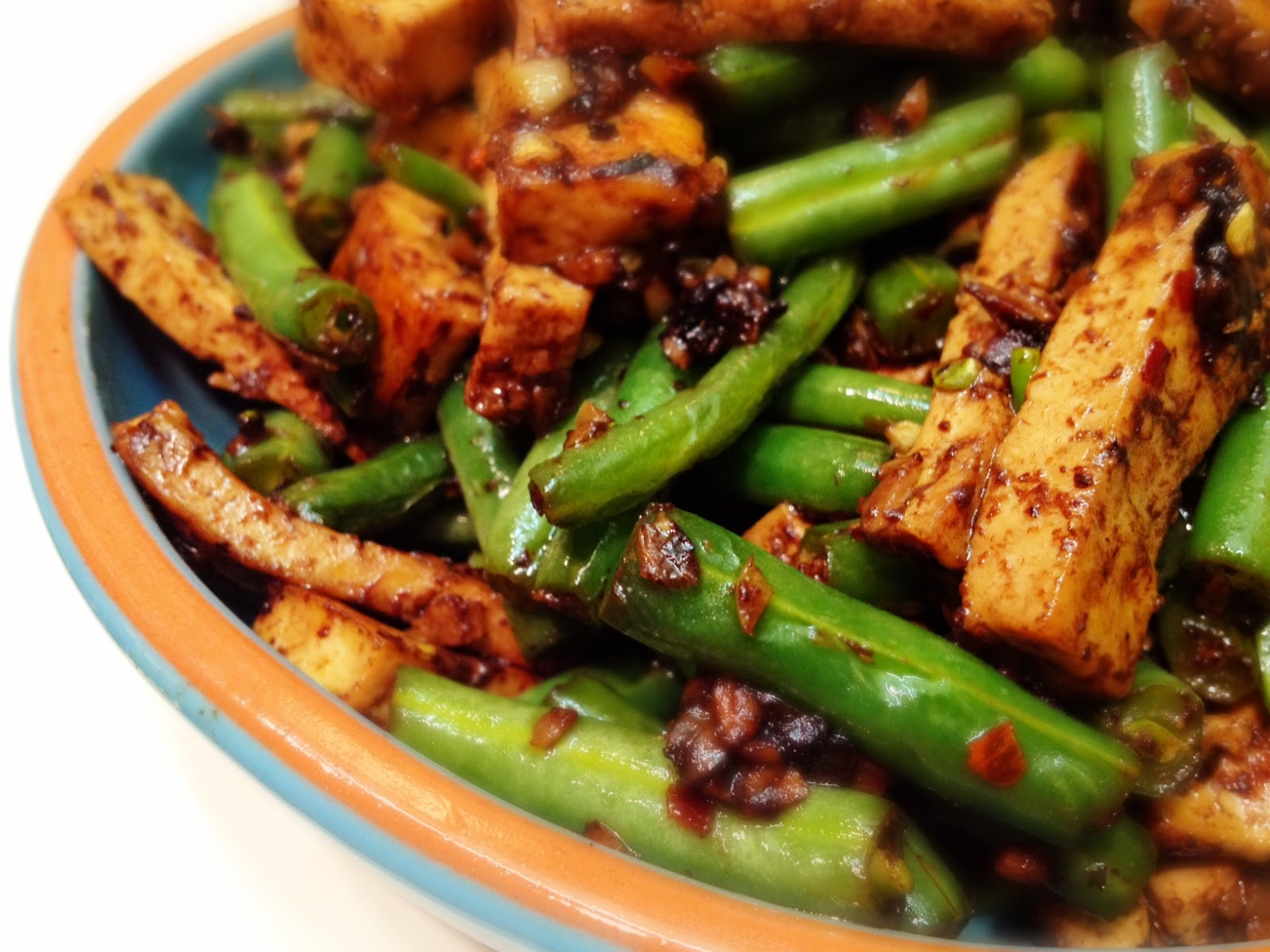 Vegetarian Green Bean Recipes
 Wholly Vegan VeganMoFo Day 15 Tofu and Green Beans in