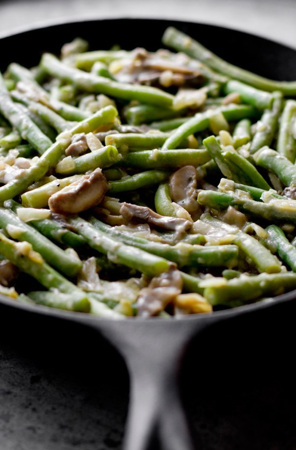 Vegetarian Green Bean Recipes
 Vegan Green Bean Casserole Recipe from OhMyVeggies