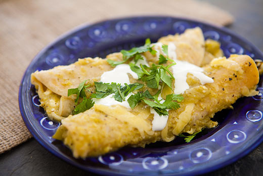 Vegetarian Green Chile Enchiladas
 Green Chile Enchiladas Recipe