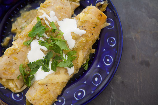 Vegetarian Green Chile Enchiladas
 Green Chile Enchiladas Recipe