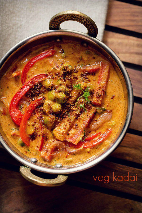 Vegetarian Indian Food Recipes
 veg kadai recipe how to make kadai veg recipe