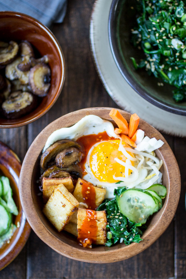 Vegetarian Korean Recipes
 Ve arian Korean Bibimbap Bowls The Wanderlust Kitchen