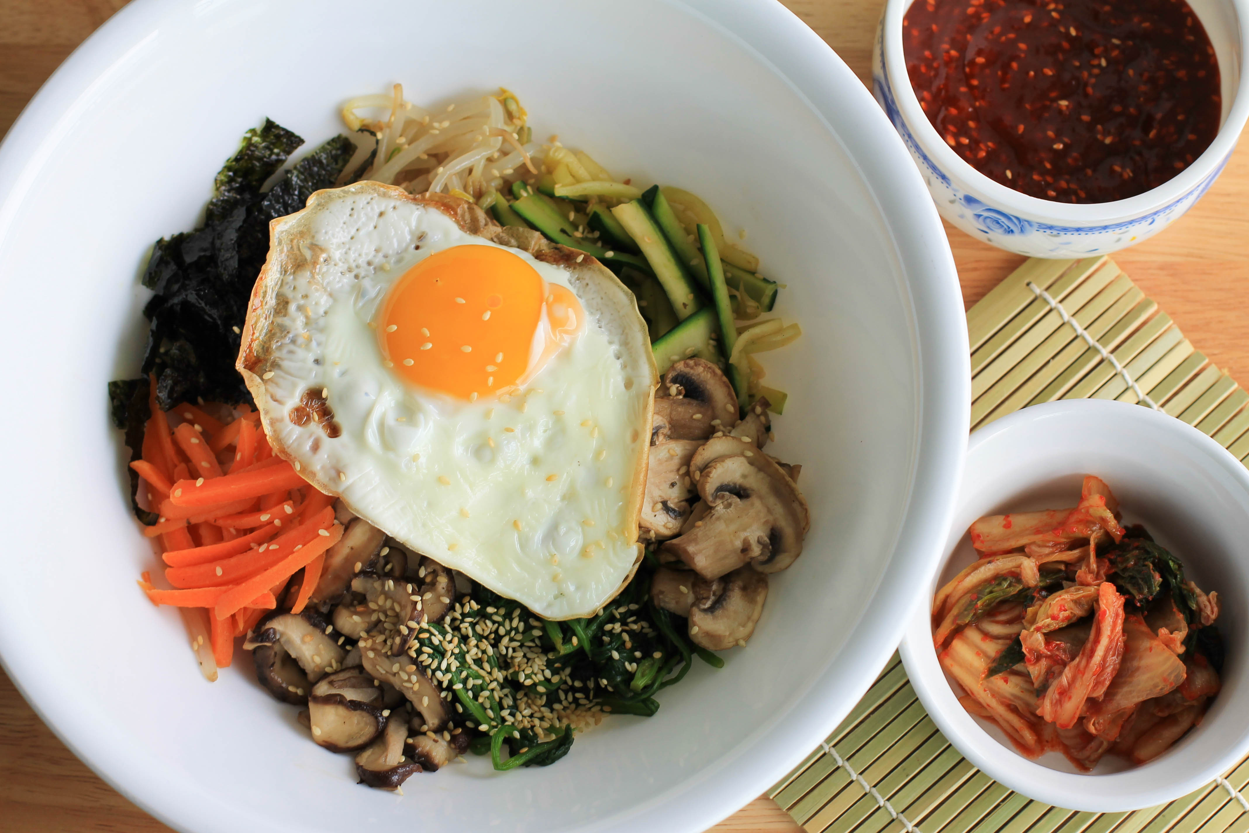 Vegetarian Korean Recipes
 Simple Ve arian Bibimbap Korean Mixed Rice