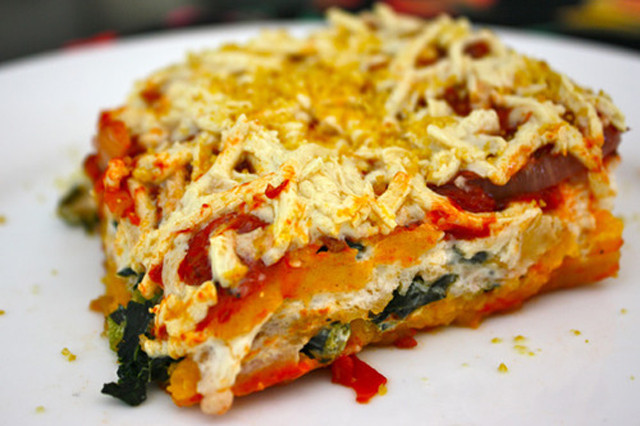 Vegetarian Lasagna Butternut Squash
 Butternut Squash & Kale Lasagna Veganized