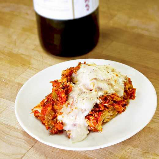 Vegetarian Lasagna With Bechamel Sauce
 Ve able Lasagna with Bechamel Sauce Pickled Plum Food