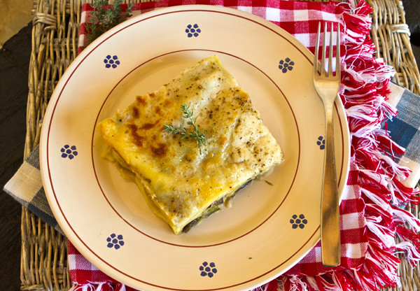 Vegetarian Lasagna With Bechamel Sauce
 roasted ve able lasagna with bechamel sauce