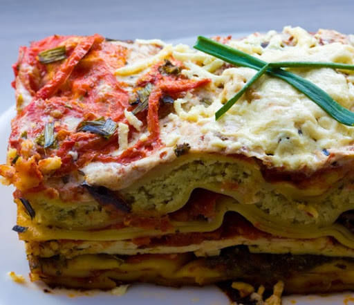 Vegetarian Lasagna With Tofu
 Ve able Lasagna Ricotta Nut Cheese Marinated Tofu