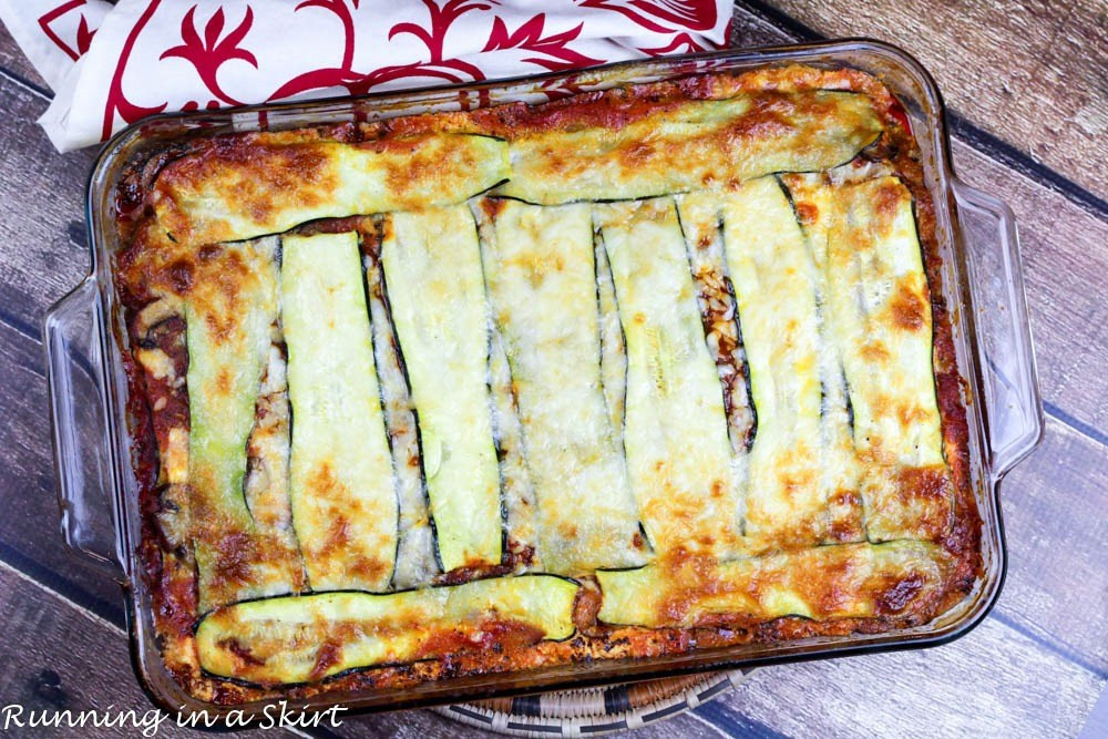 Vegetarian Lasagna With Zucchini Noodles
 No Noodle Ve arian Zucchini Lasagna