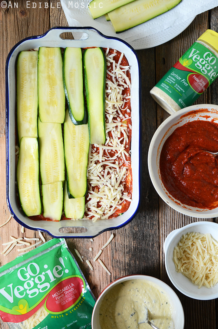 Vegetarian Lasagna With Zucchini Noodles
 No Noodle Zucchini Lasagna Recipe Ve arian Lactose Free