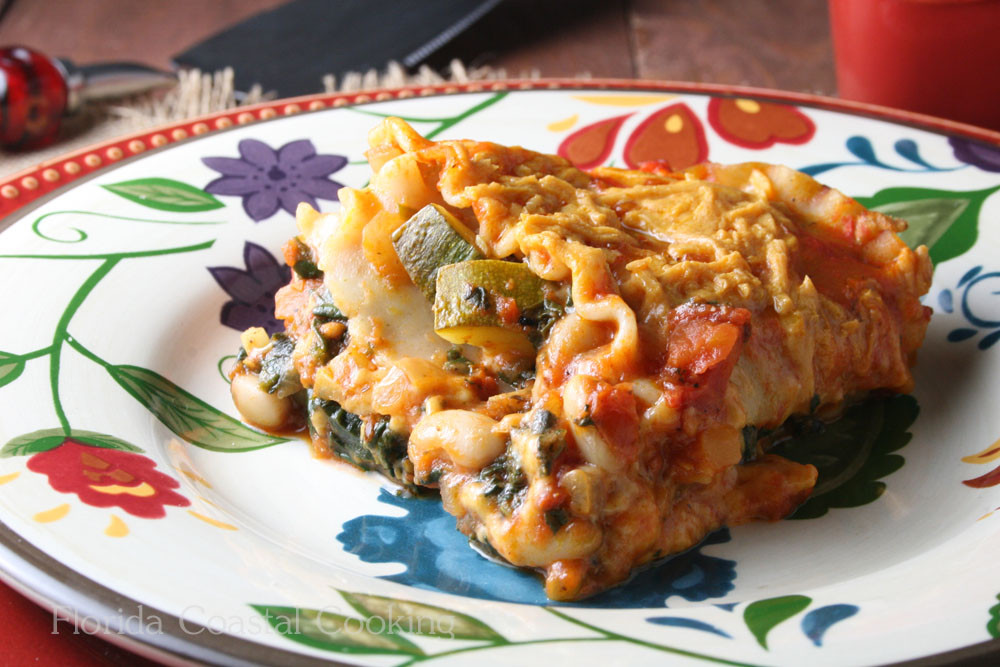 Vegetarian Lasagna With Zucchini
 Ve able Lasagna with Zucchini Spinach and White Beans