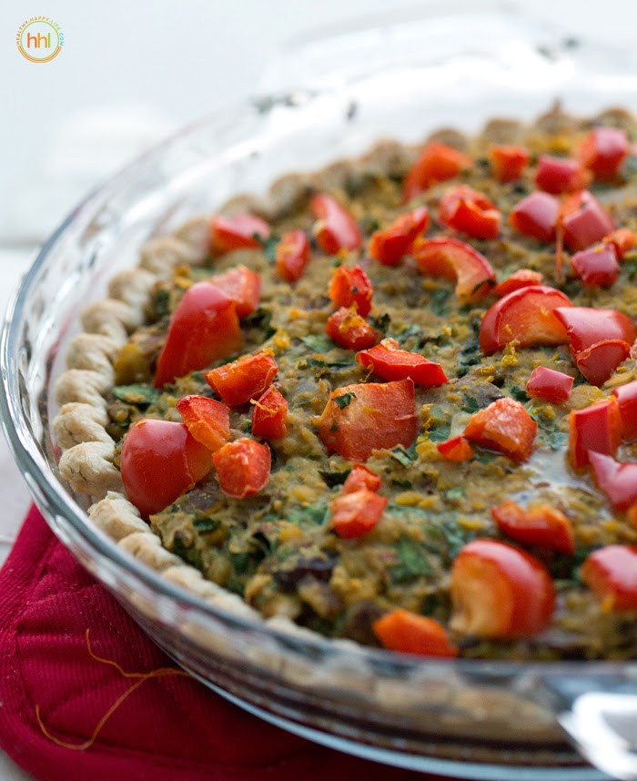 Vegetarian Main Dishes For Christmas
 Vegan Holiday Main Dish Mushroom Chickpea Hazelnut Tart