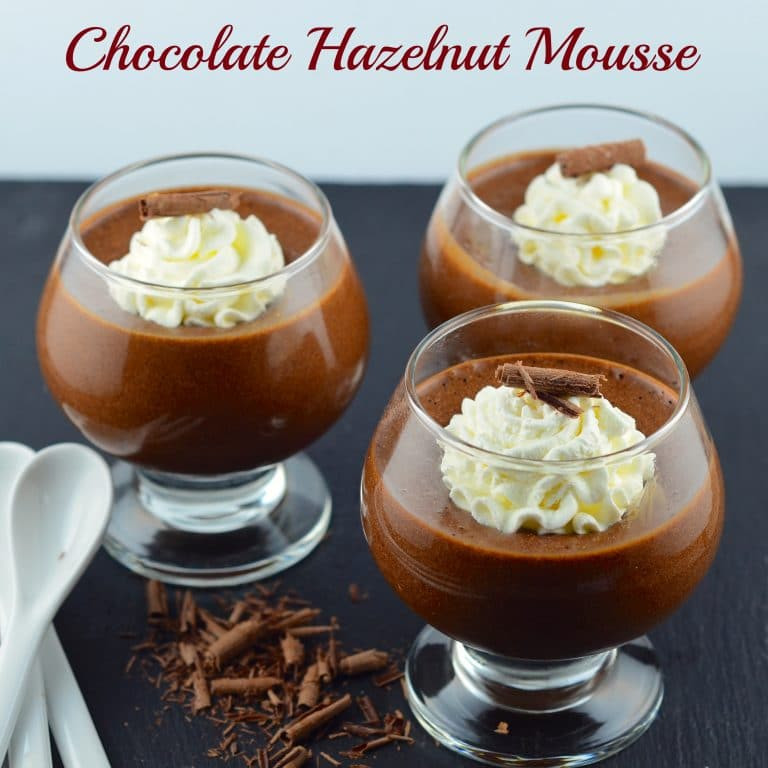 Vegetarian Mousse Recipe
 Chocolate Hazelnut Mousse May I Have that Recipe