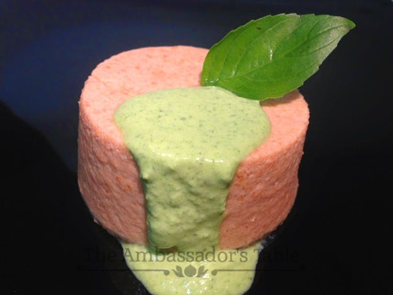 Vegetarian Mousse Recipe
 Fresh And Delicious Tomato Mousse With Basil Sauce The