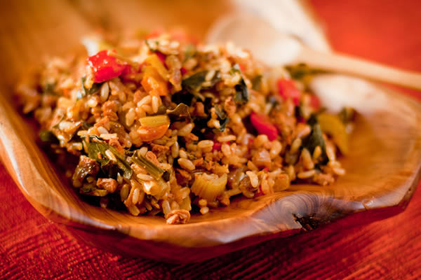 Vegetarian New Orleans Recipes
 Dirty rice ve arian