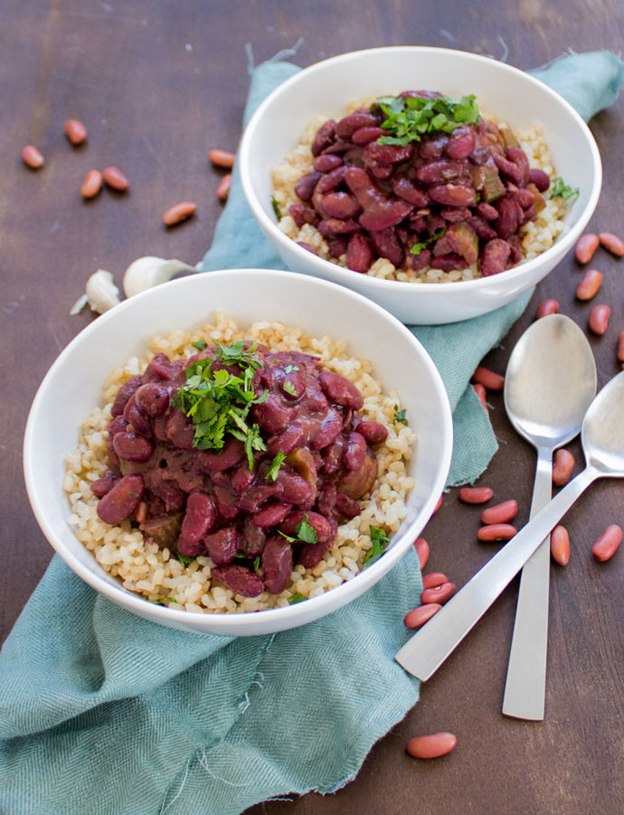 Vegetarian New Orleans Recipes
 ve arian creole red beans and rice