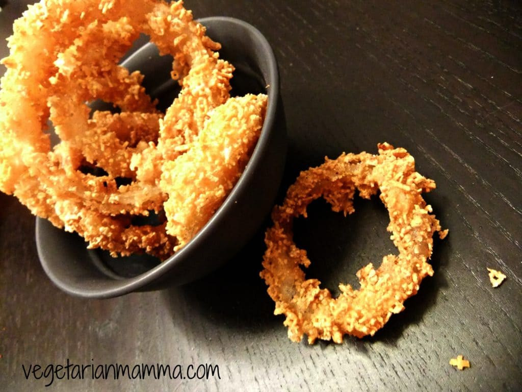 Vegetarian Onion Rings
 Homemade Crispy ion Rings