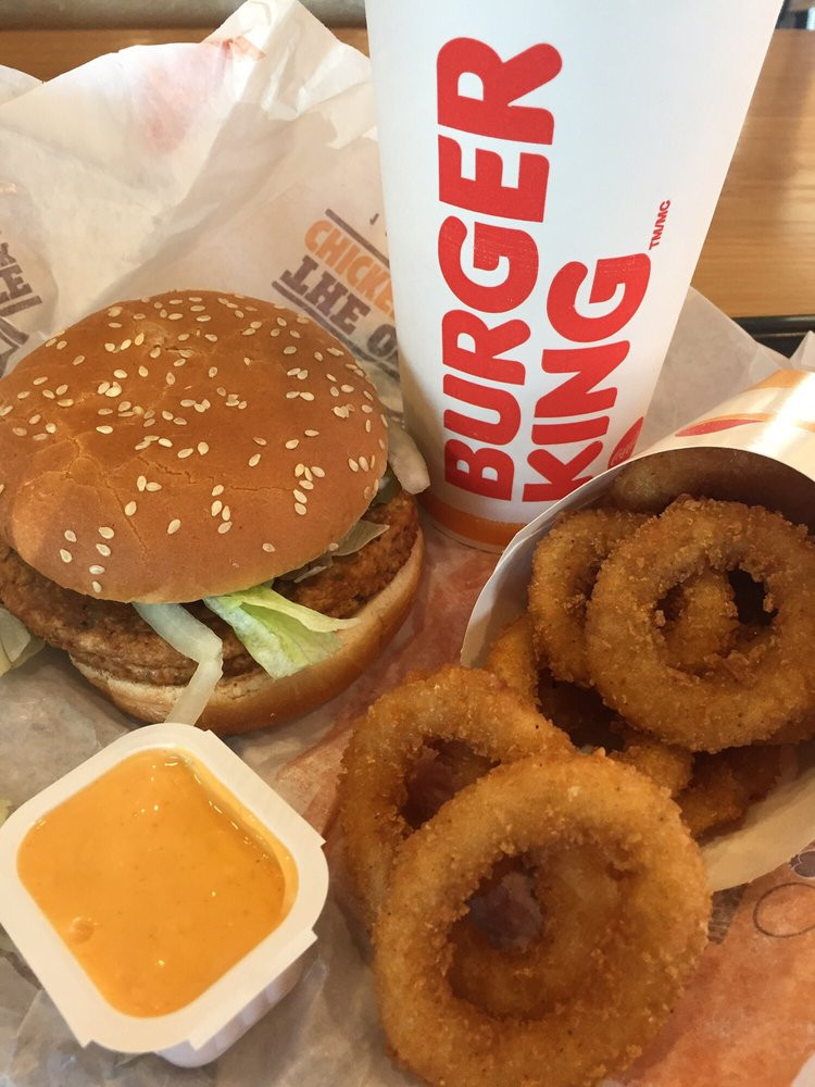 Vegetarian Onion Rings
 BK ve arian burger onion rings with zest sauce & Diet
