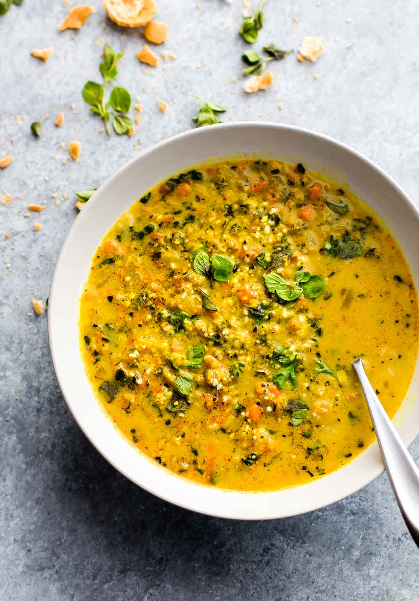 Vegetarian Paleo Recipes
 Curried Cauliflower Rice Kale Soup Paleo Vegan
