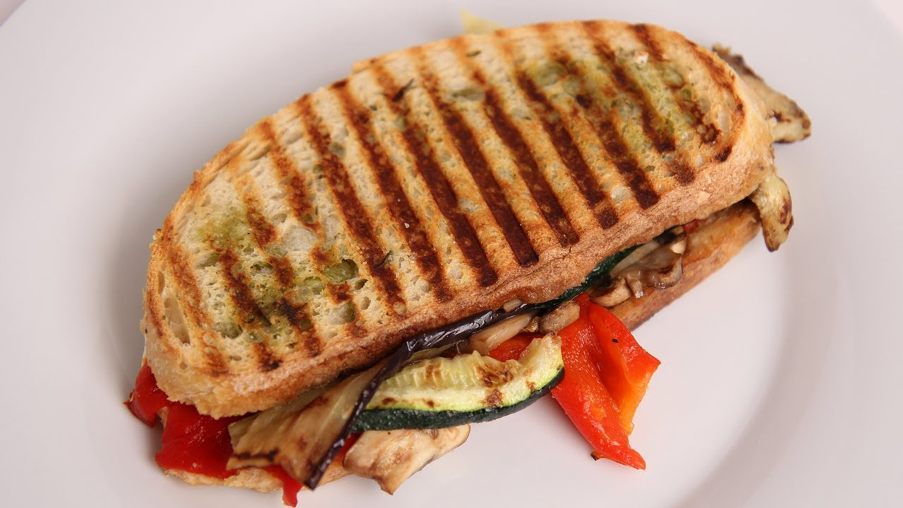 Vegetarian Panini Sandwich
 Grilled Veggie Panini Recipe Laura Vitale Laura in the