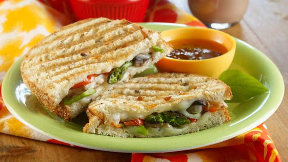 Vegetarian Panini Sandwich
 Grilled Veggie Panini Grandparents