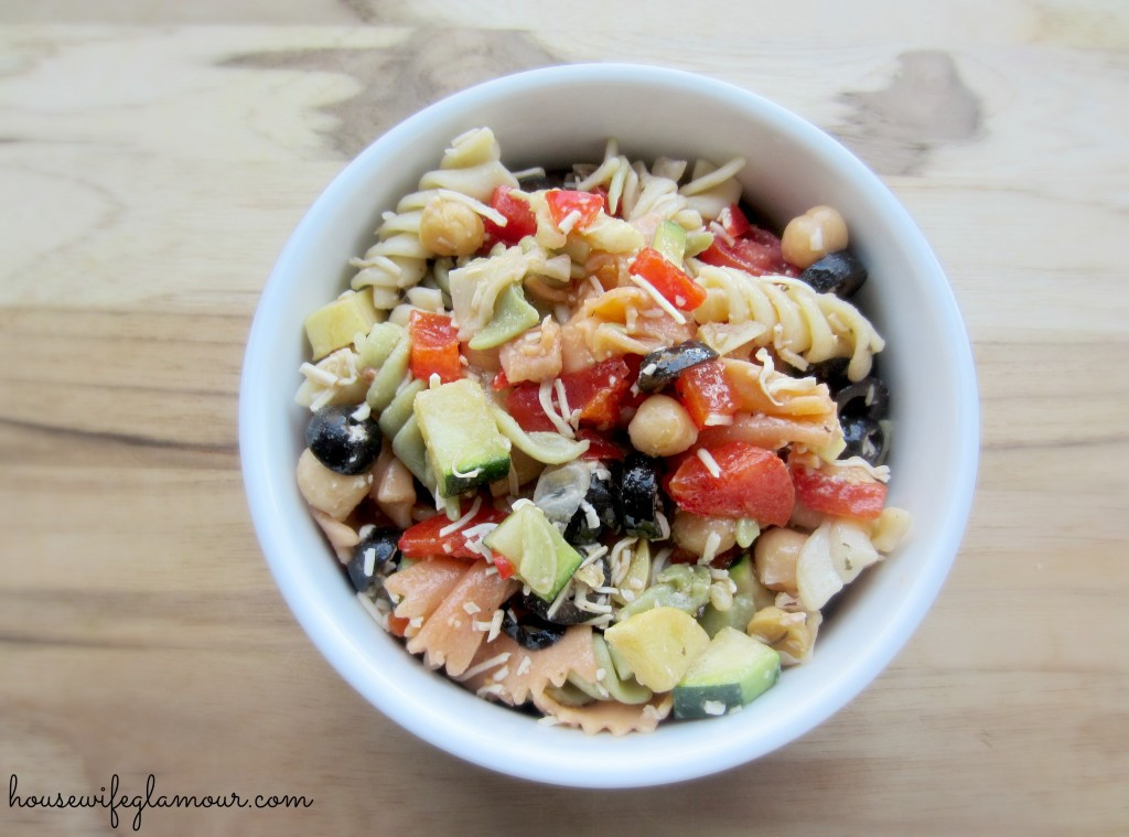 Vegetarian Pasta Salad With Beans
 Light Healthy Ve able Pasta Salad