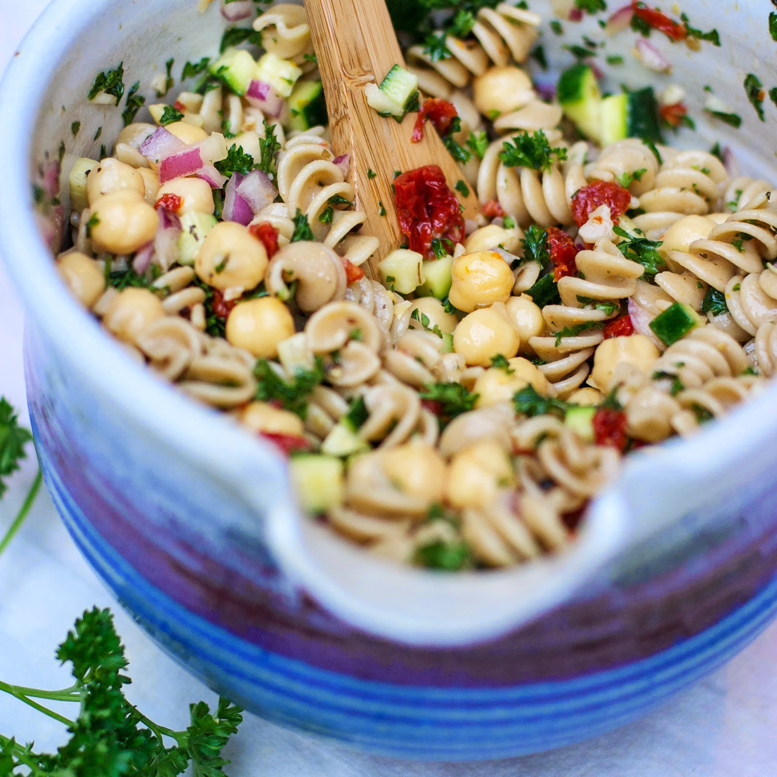 Vegetarian Pasta Salad With Beans
 Tuscan Bean and Pasta Salad