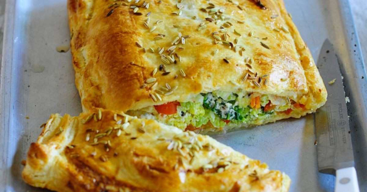 Vegetarian Pastries Recipes
 Ve able Stuffed Puff Pastry recipe