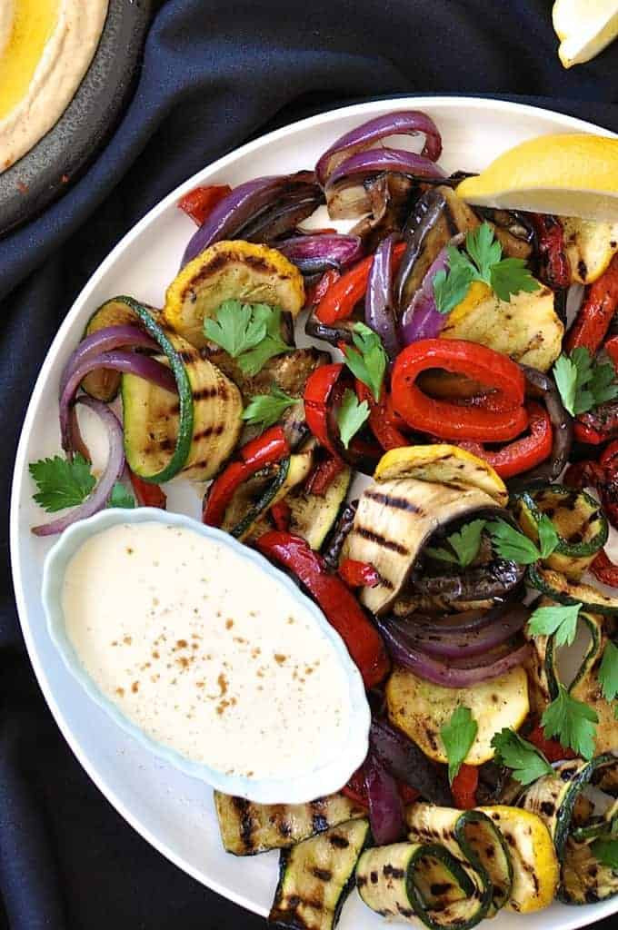 Vegetarian Platters Recipes
 Grilled Ve ables Platter