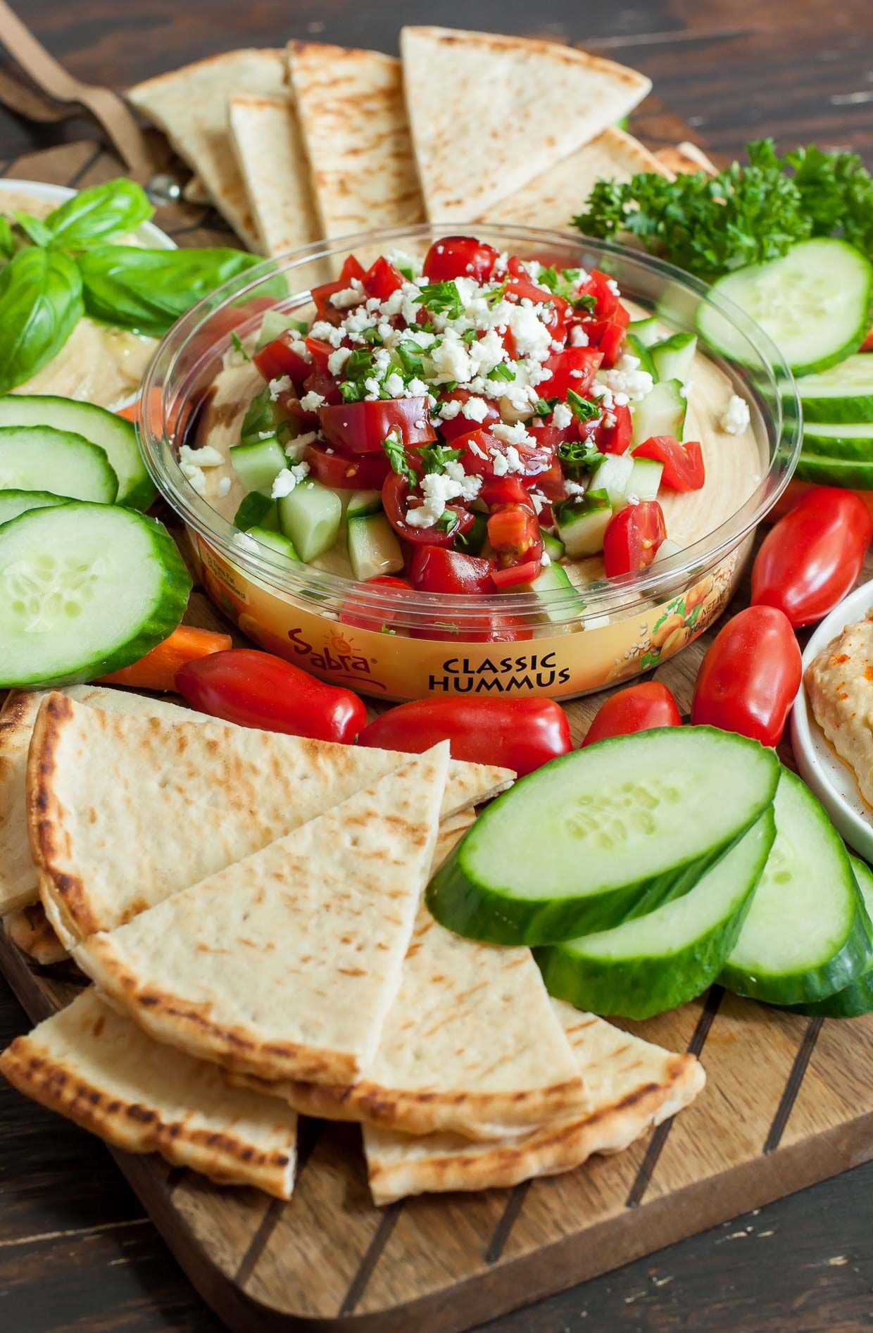 Vegetarian Platters Recipes
 Mediterranean Bruschetta Hummus Platter Recipe