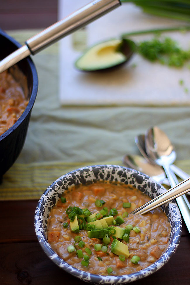 Vegetarian Potato Corn Chowder
 Vegan Sweet Potato Corn Chowder Dirty Gourmet