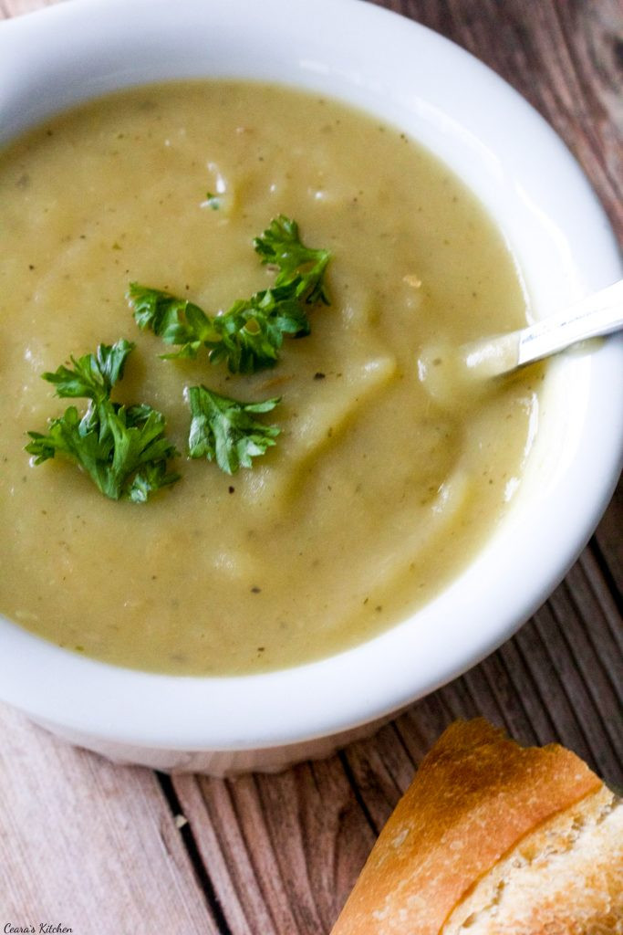 Vegetarian Potato Soup Recipe
 Vegan Potato Leek Soup