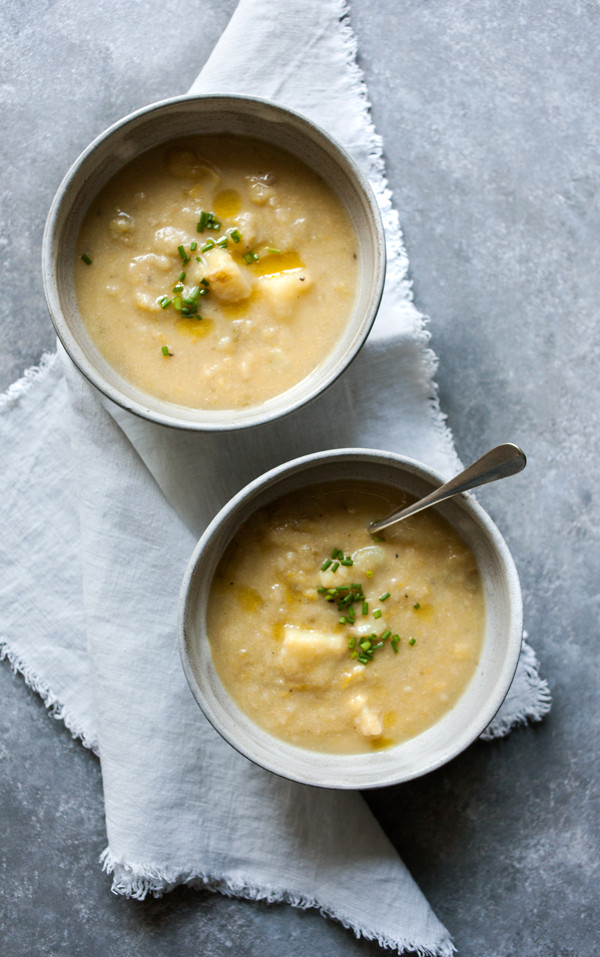 Vegetarian Potato Soup Recipe
 vegan potato leek soup coconut milk