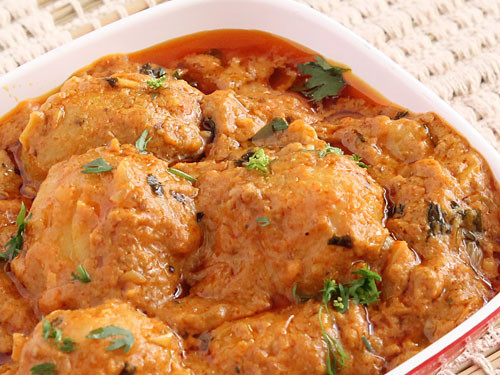 Vegetarian Punjabi Recipes
 Dum Aloo Punjabi Recipe with Step by Step s Spicy