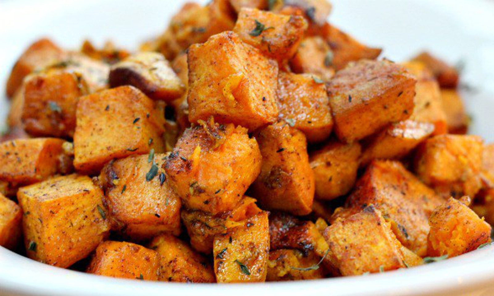 Vegetarian Recipes Potato
 Cinnamon Turmeric Sweet Potatoes [Vegan] e Green