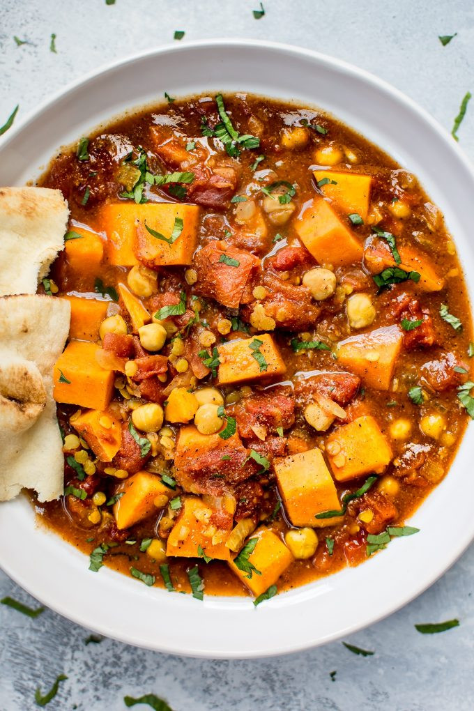 Vegetarian Recipes Potato
 Vegan Sweet Potato Curry Crockpot Recipe • Salt & Lavender