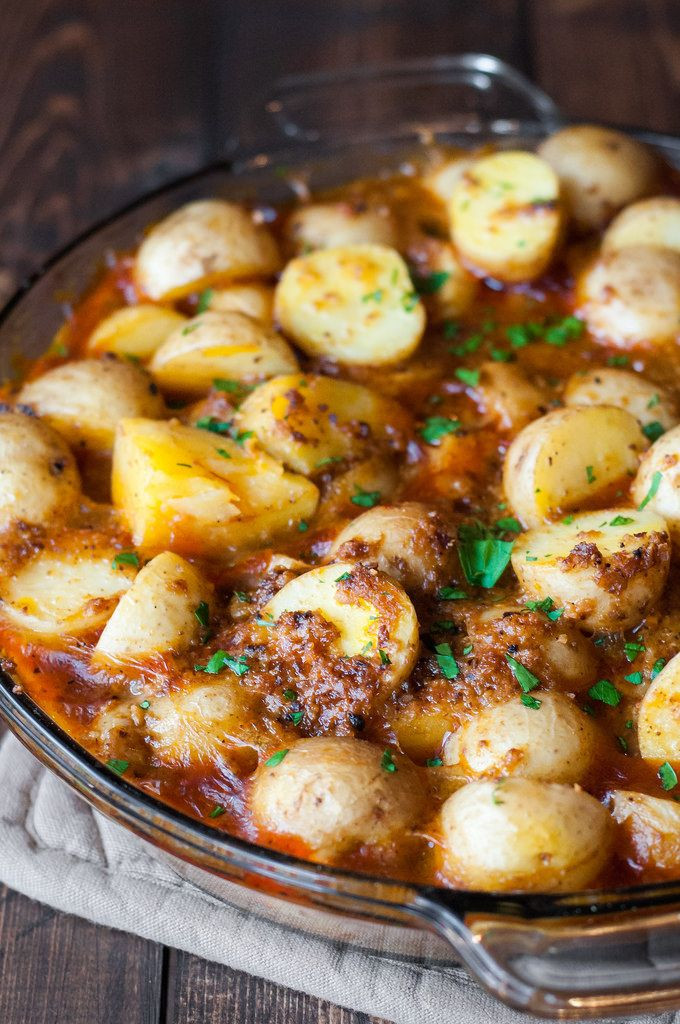 Vegetarian Recipes With Potatoes
 Check out Hearty Vegan Spanish Potatoes It s so easy to