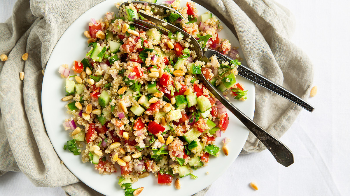 Vegetarian Recipes With Quinoa
 Refreshing Quinoa Salad Recipe Ve arian Times