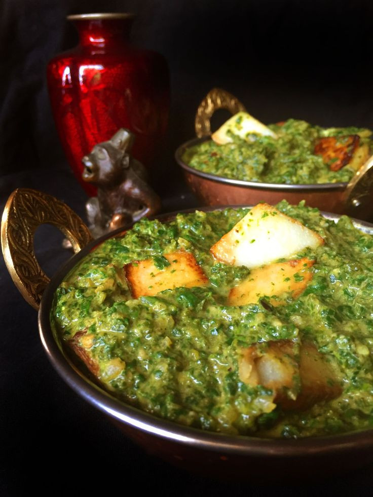 Vegetarian Recipes With Spinach
 Vegan Aloo Palak Indian Spinach & Potato Curry