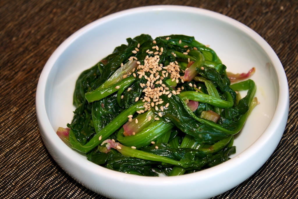 Vegetarian Recipes With Spinach
 Shigumchi Namul Spinach Namul Recipe