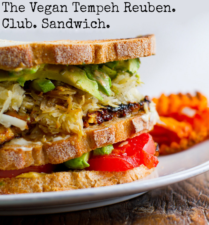 Vegetarian Reuben Sandwich Recipes
 Tempeh Reuben Club Sandwich Split a sandwich tonight