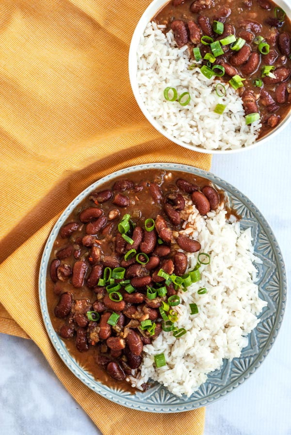 Vegetarian Rice And Beans
 Ve arian Red Beans and Rice The Pretend Baker