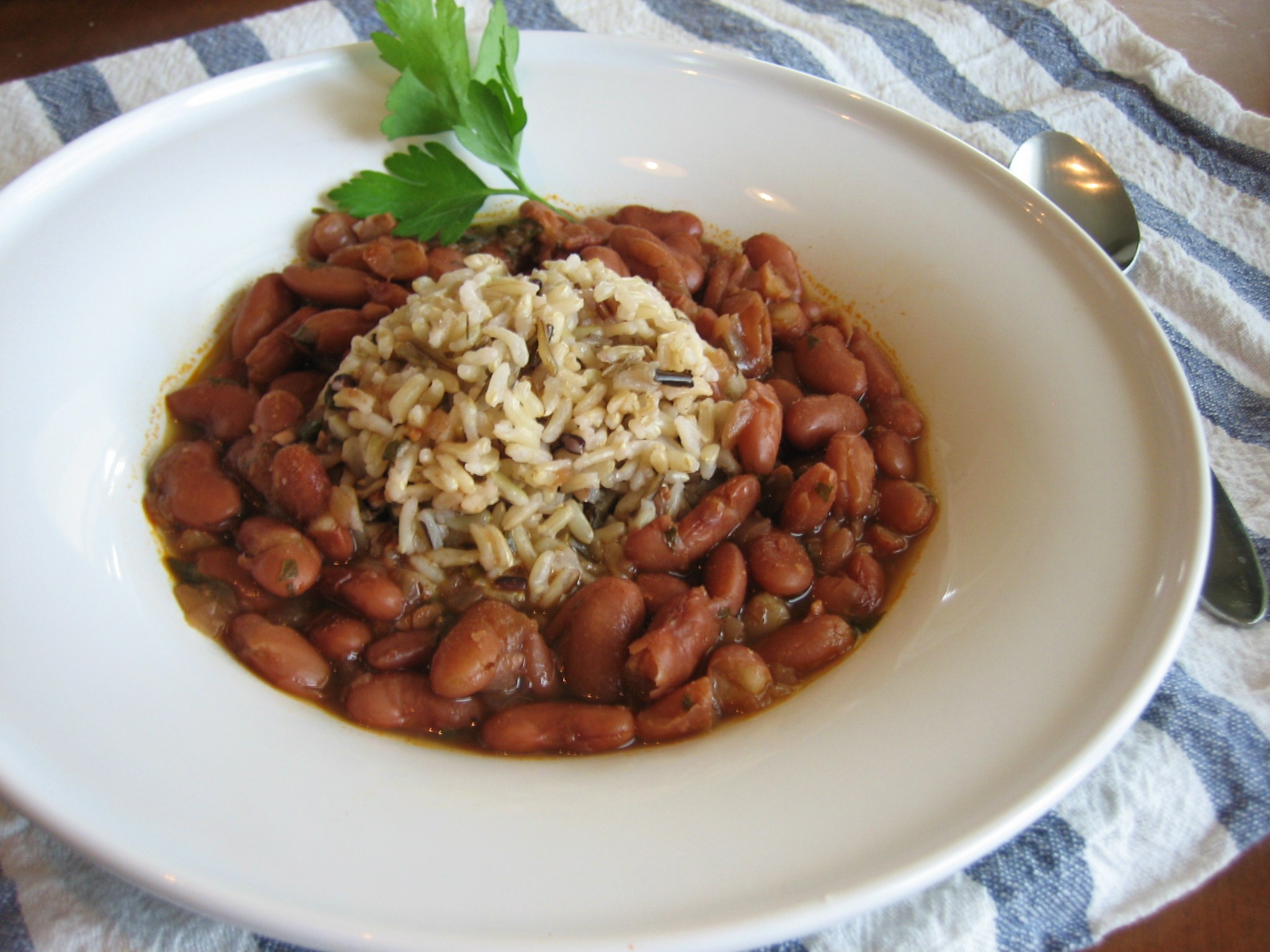 Vegetarian Rice And Beans
 ve arian red beans and rice