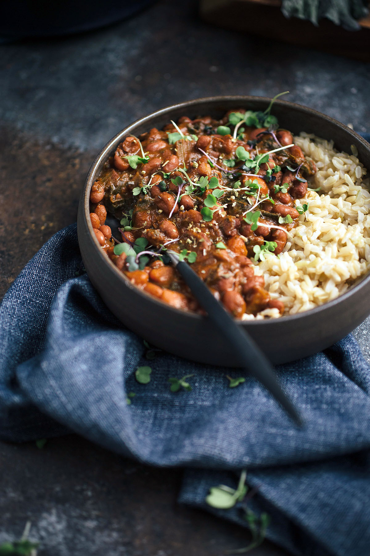 Vegetarian Rice And Beans
 Smoky Ve arian Red Beans and Rice