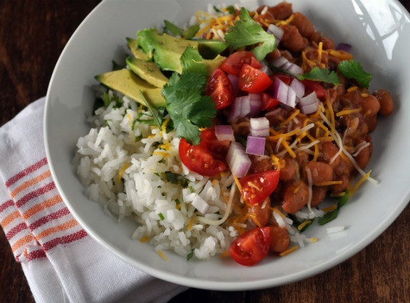 Vegetarian Rice And Beans
 Tex Mex Rice and Beans Mountain Mama Cooks