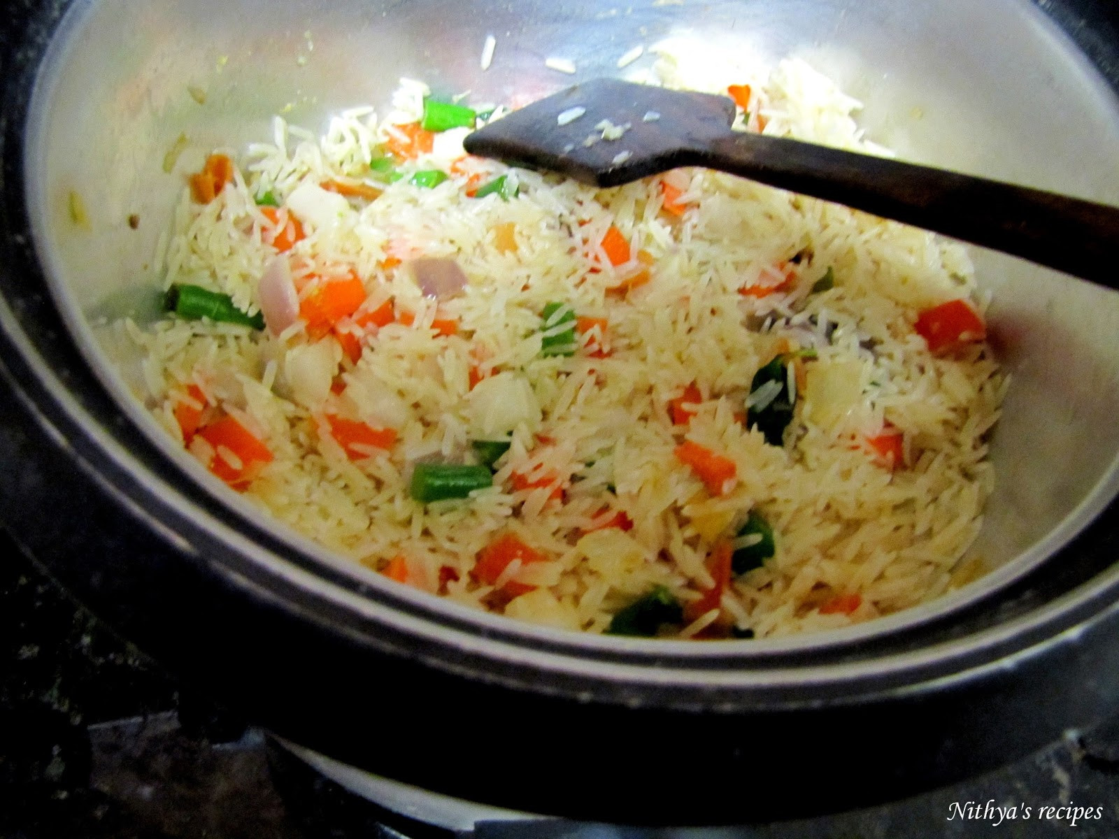 Vegetarian Rice Cooker Recipes
 veg rice in rice cooker