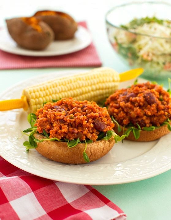 Vegetarian Sloppy Joes Beans
 Vegan Sloppy Joes with Pinto Beans and Quinoa